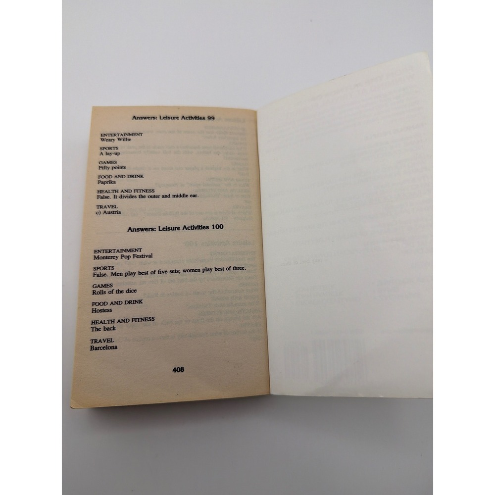 In Search of Trivia Jeff Rovin 2,400 Q&A Signet Vintage Paperback - Picture 5 of 5